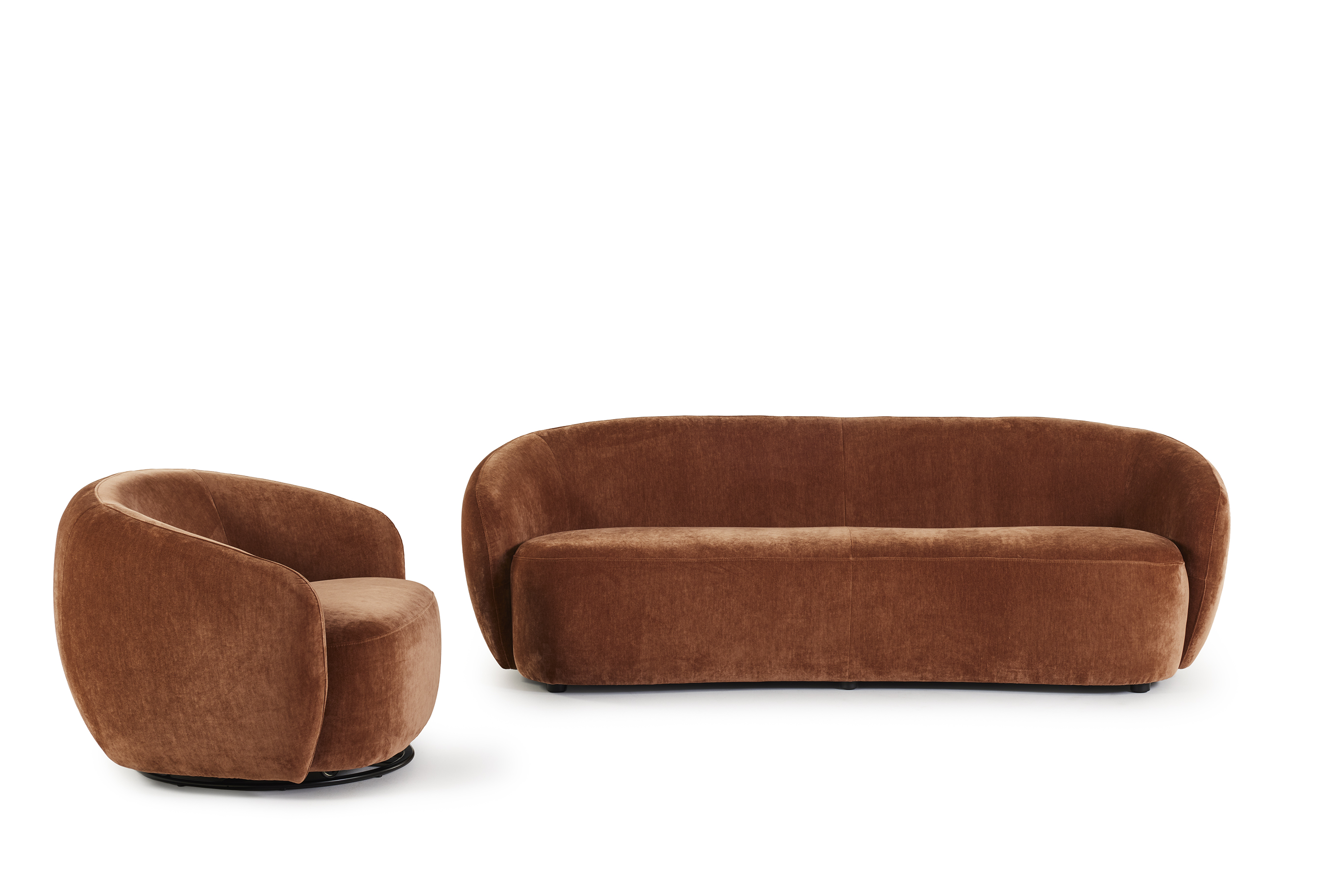 Draaifauteuil - caramel