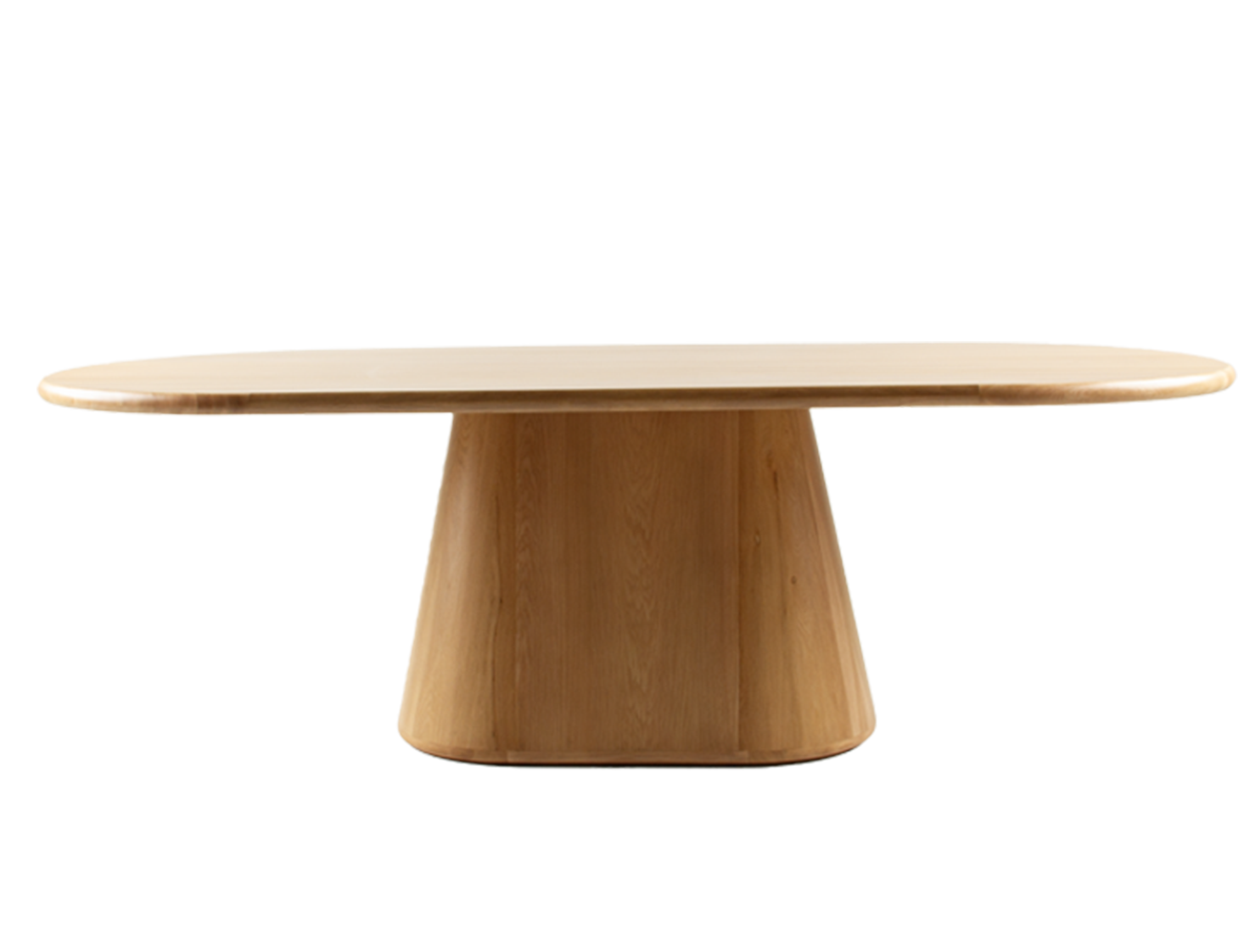Ovale tafel 240x110cm - eik natuur