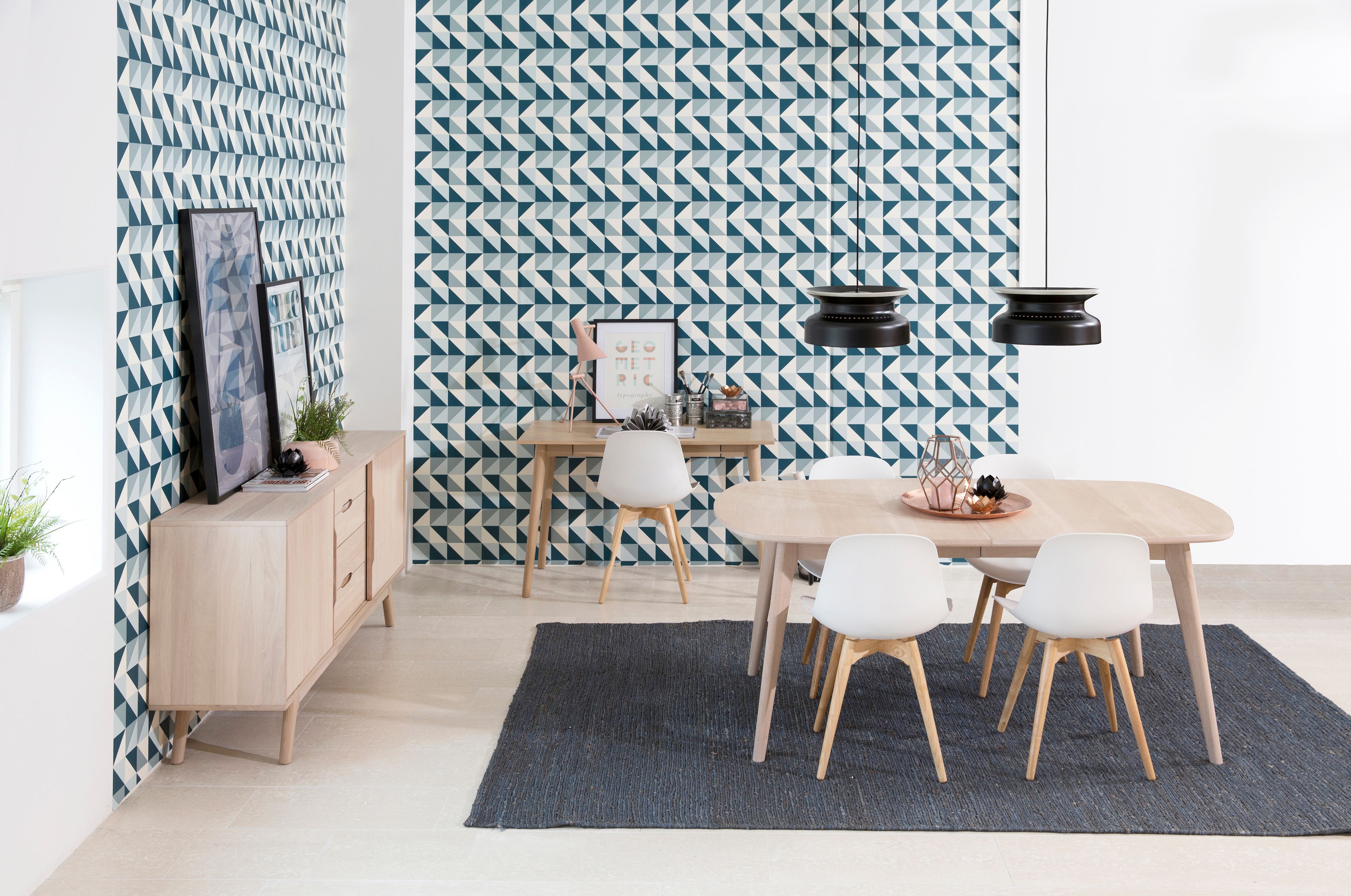 Houten bureau 120x75cm - natuur eiken