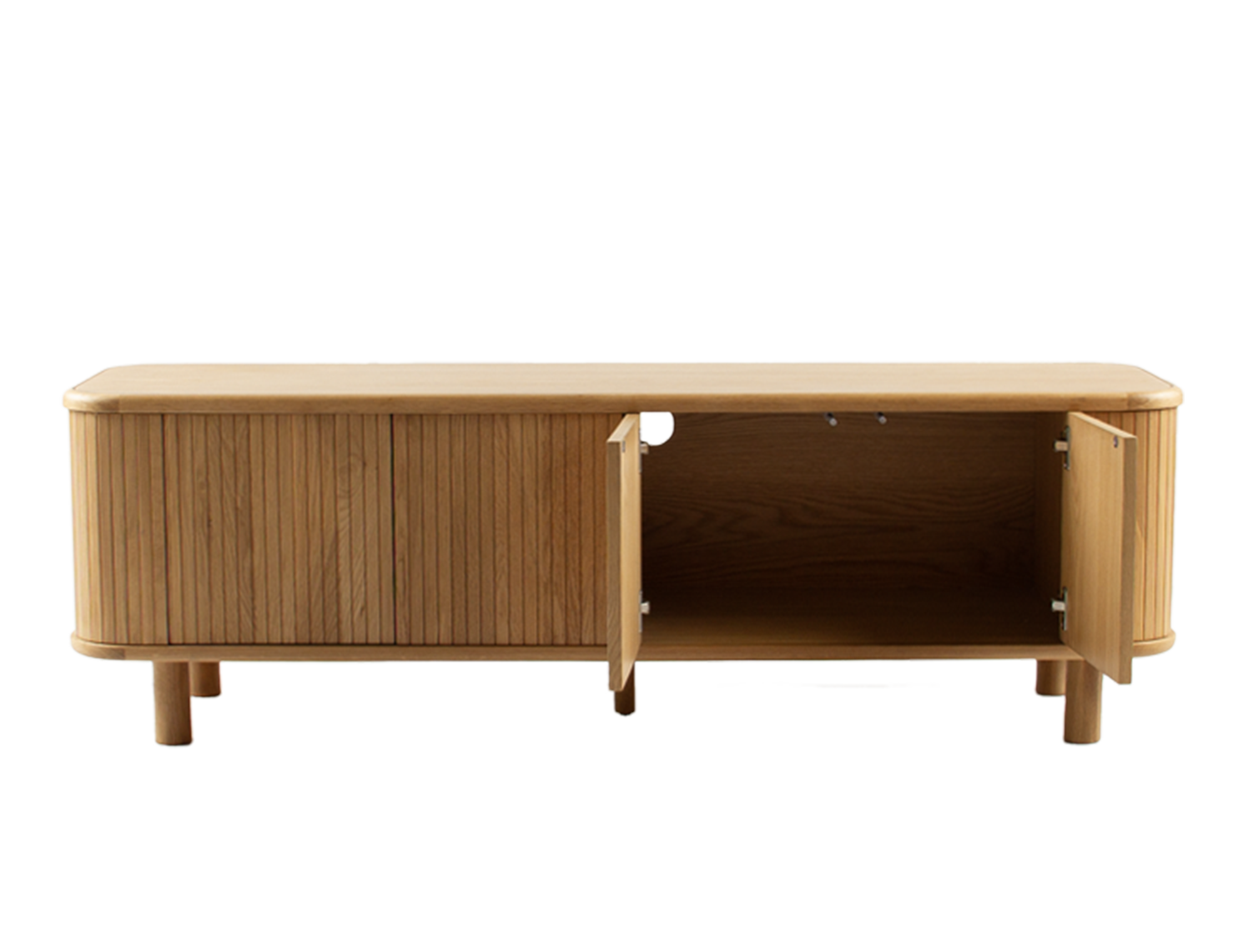 Tv meubel 160cm in eik - natuurkleur