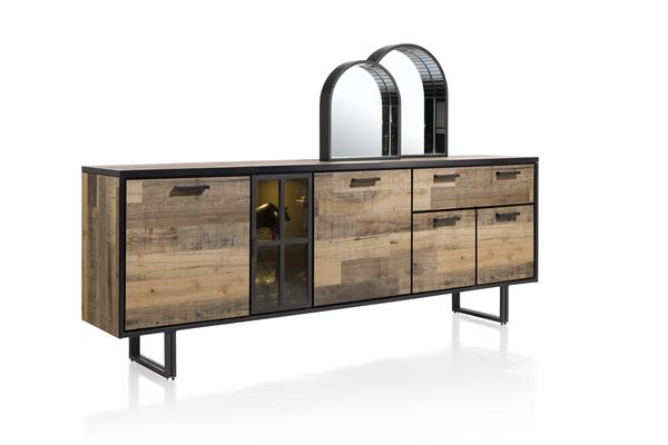 Dressoir Avalon B230cm  - 5 deuren - 1 lade