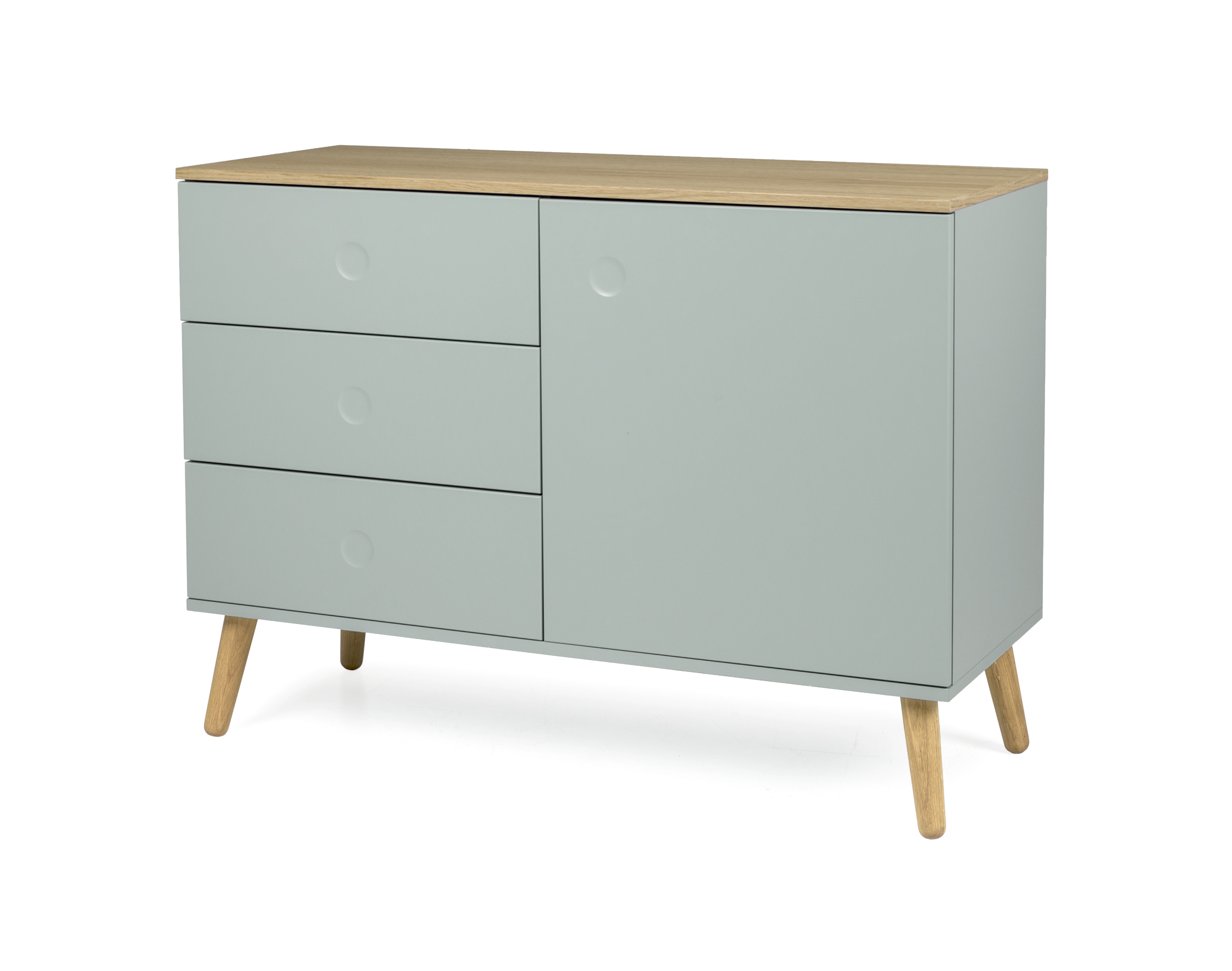 Dressoir Dot 109cm 1 deur, 3 laden