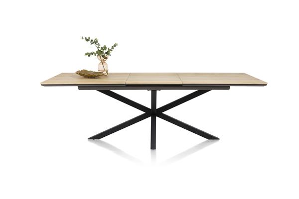 Uitschuifbare eettafel Belo 180/230x100cm - natuur hout