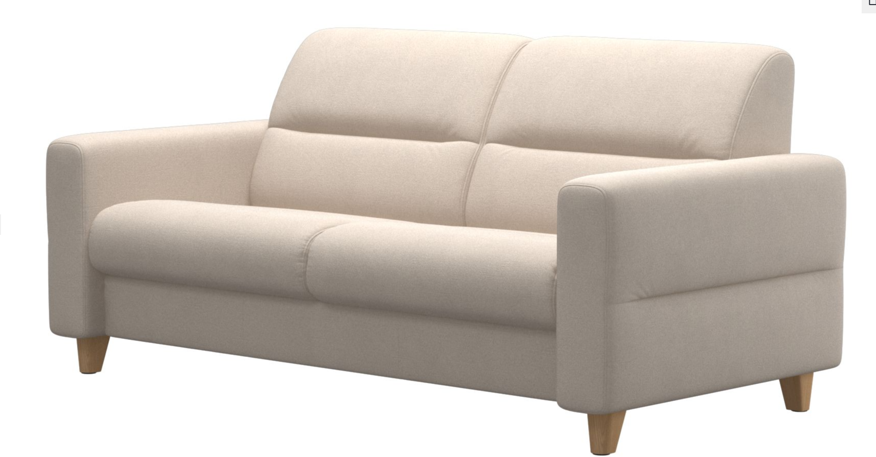 2,5-zit Fiona - light beige/eik