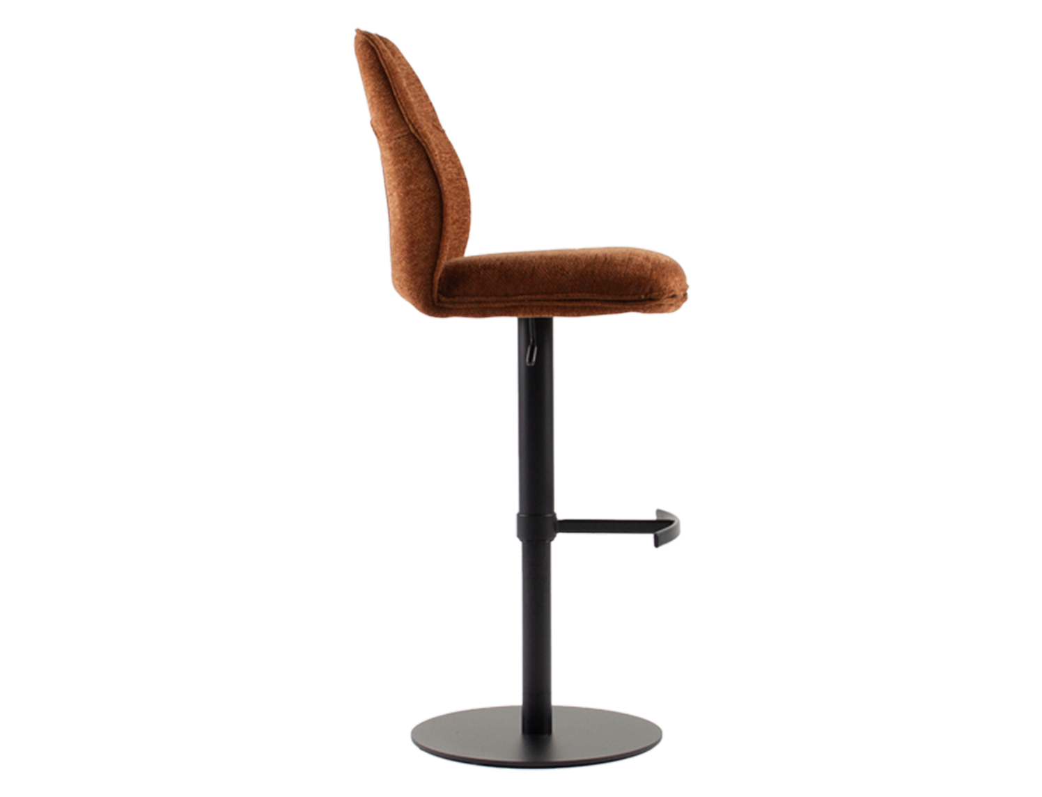 Draaibare barstoel H90-115cm - oranje