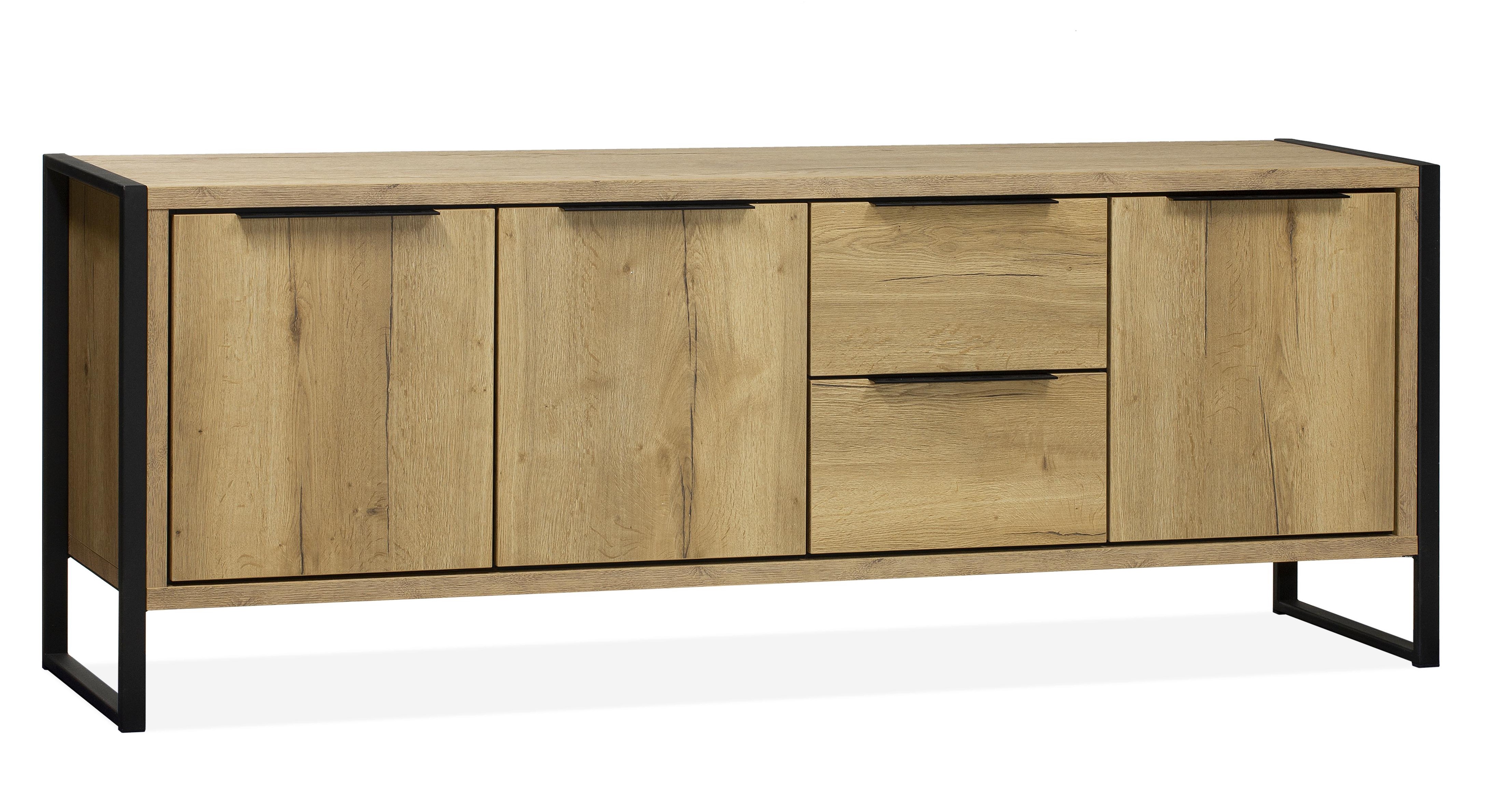 Dressoir 226cm 3 deuren 2 laden - Lamulux