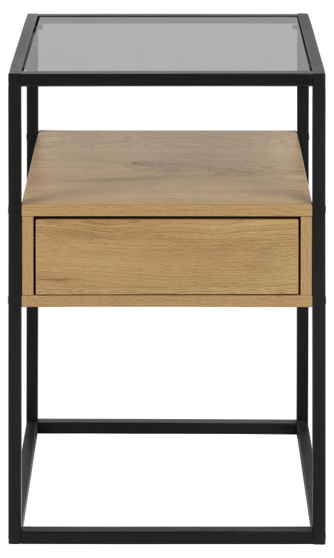 Wandbevestigde nachttafel met lade Wandgemonteerd Wit 42 x 32,5